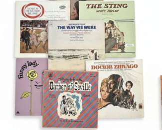 Collection of Vintage Vinyl Records including Soundtracks and Classical Music 