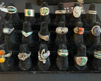 Sterling silver rings