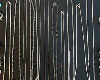 Sterling silver necklaces