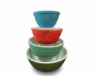 Pyrex Primary Colors Mixing Bowls