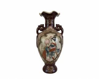 Japanese Satsuma Pottery Vase