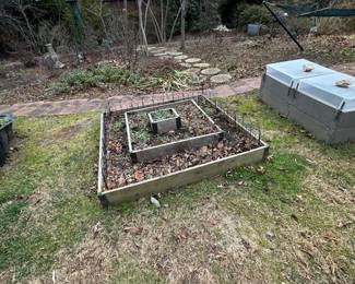 Assorted Garden Planters and Structures 