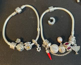 Pandora charm bracelets sterling