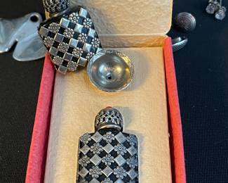 Flacon perfume bottles France vtg