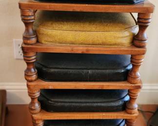 Italian leather stools