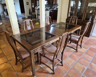 Mahogany table and chairs 