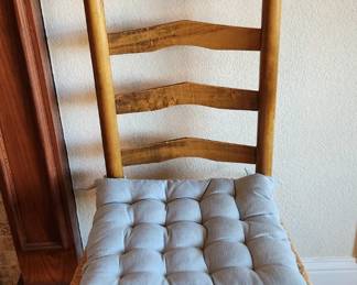 Ladder back chairs (2)