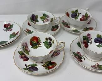 english rose saucer and cups