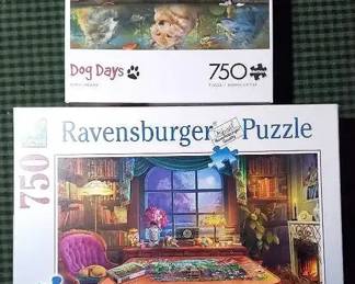2 750pc Jigsaw PuzzlesDog Days, Ravensburger Puzzlers Place