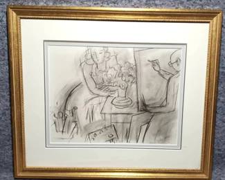 Framed Print of Matisses The Artist and His Model