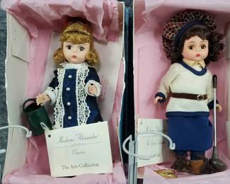 Vintage Madame Alexander DollsRecordings Girl with Water Can, Golf Girl