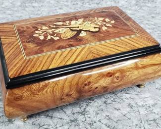 Wooden Musical Jewelry Box Phantom of the Opera Music of the Night
