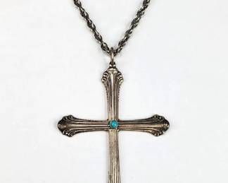 Sterling Cross Necklace