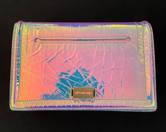 Alexander McQueen iridescent knuckle clutch