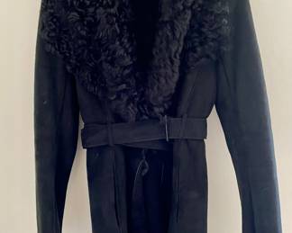 Theory Shearling Lamb Coat