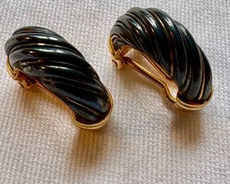 Vintage Cartier "Trinity" gold earrings
