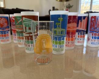 1964 New York World Fair commemorative Glasses