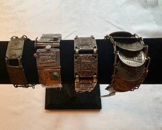 Silver tourist/souvenir bracelets from France