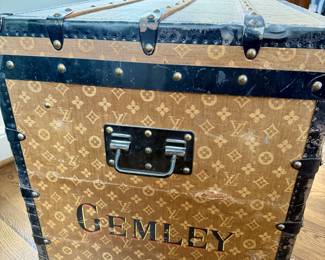 Vintage Louis Vuitton steamer trunk