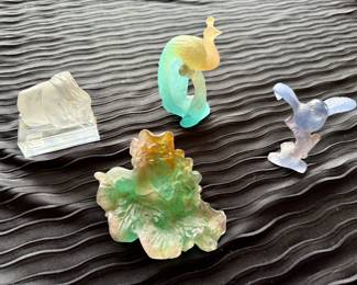 Daum crystal figurines