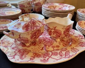 Pink Transferware