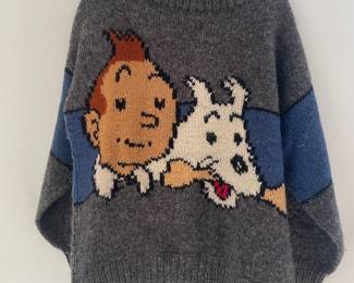 Vintage 1980’s Tintin sweater