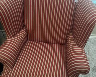 Pair of wing back chairs