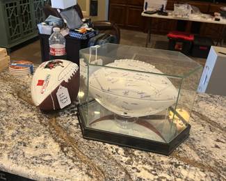 Signed football