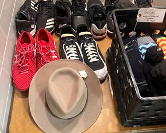 Shoes and hat