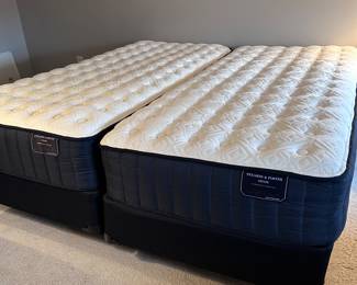 King bed - two twins, Stearns and Foster Estate