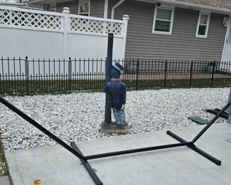 Hammock frame & hammock (not pictured)