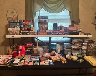 Card, games, DVD’s 