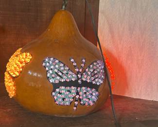 Lighted gourd 