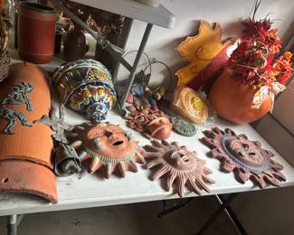 Lots of outdoor decor