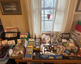 Scrapbooking and beading/jewelry making supplies 