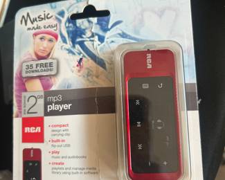 Vintage new in package MP3 player 