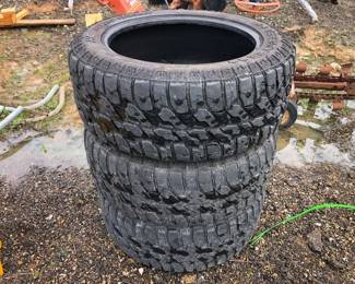 3 35x12.50 R22 TIRES