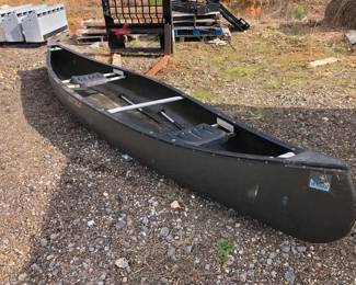 BUFFALO CANOE W PADDLES