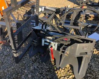 15,000 lb SKID STEER MOUNT HYDRAULIC WINCH