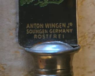 Vintage Anton Wingen Jr Stag Handle Steak Knives Set