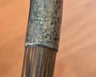 Antique English Gentleman's Canes with Sterling Handles