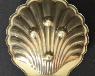 Victorian Silver Plated Shell Trinket Box