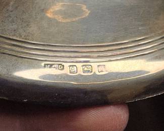 Sterling Silver English Ink Well