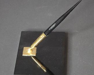 Vintage Sheaffer Desk Fountain with 14K Gold Nib