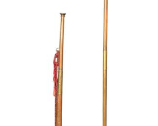 Antique Brass Bugle Horns