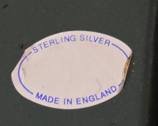 Sterling Silver Repousse Easel Mirror