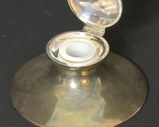 Sterling Silver English Ink Well