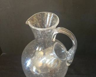 Bubble Glass Pitcher