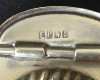 Victorian Silver Plated Shell Trinket Box