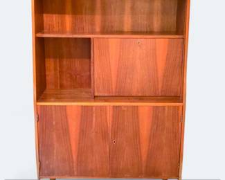 MCM Walnut Desk and Bookcase